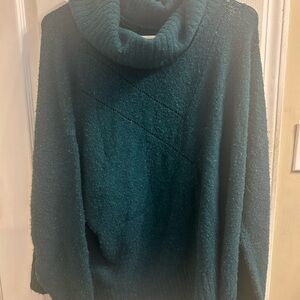 Cozy Turtleneck  Sweater in Deep Teal